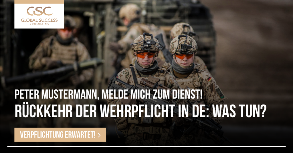 Rückkehr der Wehrpflicht in Deutschland - was tun?