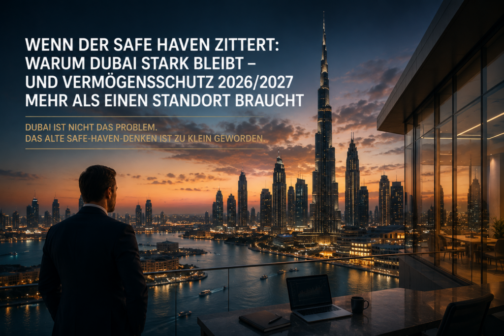 Dubai Vermögensschutz 2026/2027: Warum Safe Haven heute Architektur braucht