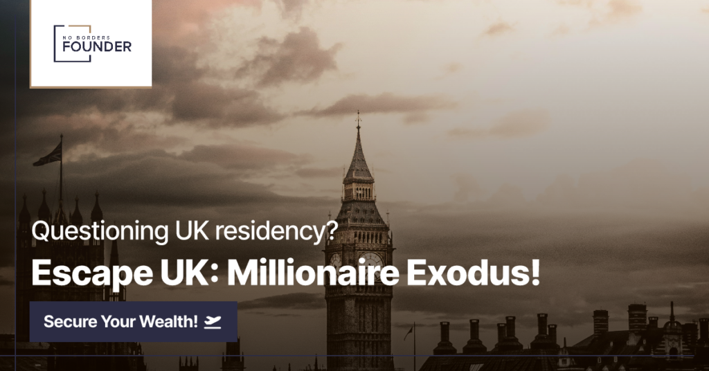 Exodus of the Ultra-Wealthy- Every 45 Minutes, a Millionaire Chooses Freedom Over the UK